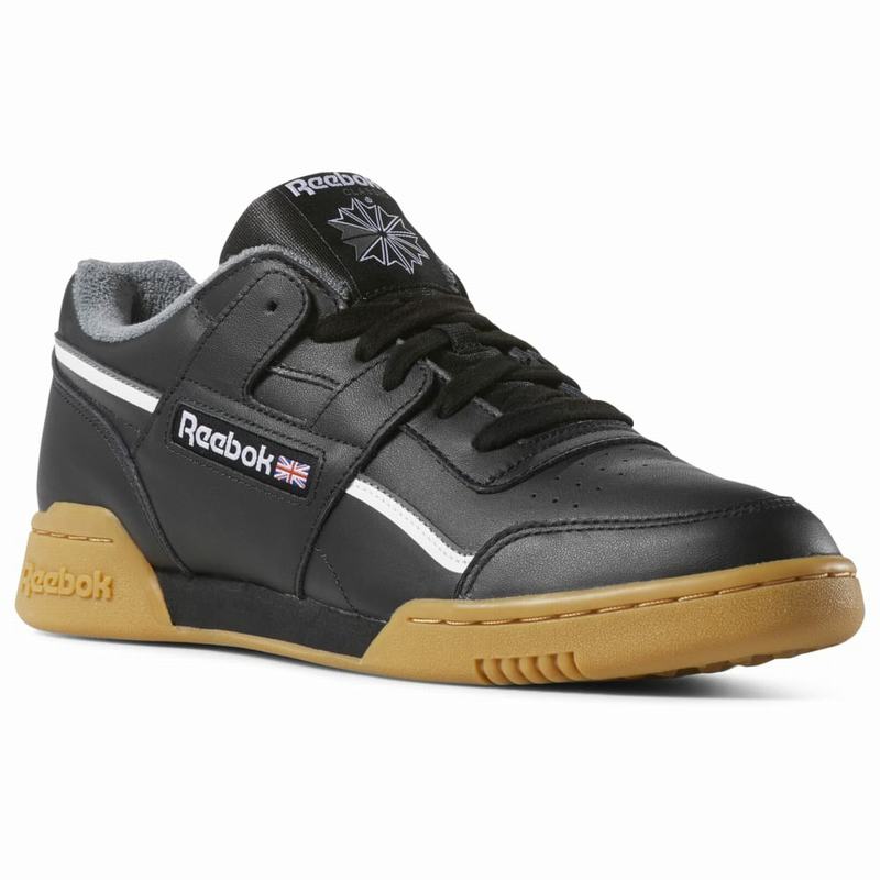 Tenisi Reebok Workout Plus Barbati Negrii/Albi Romania FO5033RN